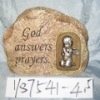 Wholesale polyresin stone with angel decoration