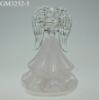 Wholesale glass angel with LED light