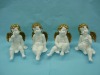Wholesale lovely polyresin garden cupid angel for decoration