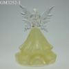Wholesale glass angel with LED light
