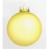 Wholesale Yellow Glass Ball Christmas Ornaments