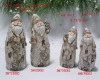 Wholesale bark effect santa claus figurine