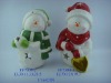 Wholesale ceramic christmas snowman decoration