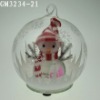 Wholesale christmas snowman ball with LED light