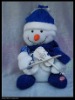 Wholesale 12" Electric snowman playing violin