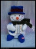 Wholesale Electric snowman playing accordion