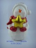 Wholesale Ceramic christmas snowman decoration