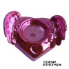 Wholesale Ceramic Christmas Heart Shape Candle