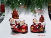 Wholesale christmas santa claus and snowman figurine