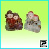 Wholesale ceramic dancing santa snowman