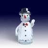 Wholesale crystal snowman/crystal christmas craft/christmas snowman