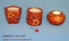 Wholesale elegance Christmas porcelain candle and candle holders