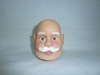Wholesale PVC Santa Claus Head for Christmas decoration