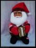 Wholesale Electric santa claus playing accordion