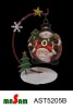 Wholesale Ceramic Christmas Santa & snowman w/LED light