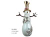 Wholesale christmas decorative resin snowman craft