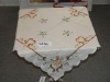 Wholesale polyester christmas Candle table cloth