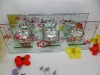 Wholesale Silk painting glass candle holder Christmas favors