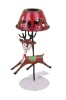 Wholesale reindeer candle holder metal christmas craft