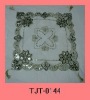 Wholesale polyester candle flower christmas tablecloth