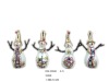 Wholesale christmas decorative polyresin snowman oranment
