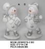 Wholesale 2asst gifts (snowman shape in polyresin for christmas)