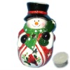 Wholesale Christmas candle stand snowman design