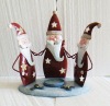 Wholesale Metal christmas candle holder for decoration