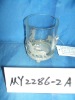Wholesale Metal glass candle holder for Christmas