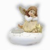 Wholesale Polyresin Christmas crafts candle holder