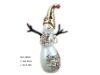Wholesale christmas decorative polyresin snowman statue