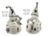 Wholesale Electroplating christmas snowman tealight candle holder