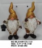 Wholesale christmas ornament (2asst polyresin santa claus for gift and decoration)