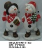 Wholesale 2asst resin christmas products in snowman shape