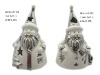 Wholesale Ceramic santa christmas tealight candle holder