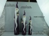Wholesale Lastest Ceramic purple glaze christmas Santa Claus