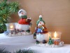 Wholesale Polyresin christmas candle stand