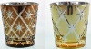 Wholesale engraved glass candle holder for christmas