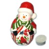 Wholesale Christmas candle holder snowman design