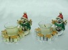 Wholesale Magnet Candle Holder Resin Christmas Item