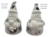 Wholesale Ceramic santa christmas tealight holder
