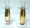 Wholesale glass candle holder for Christmas