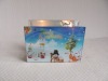 Wholesale newest and unique design, christmas candle holder glass