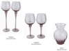 Wholesale mouth blown glass tealight candle holder,tall glass tea lights,long stem tealight candles,tealight holder