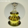 Wholesale christmas glass candle holder with mirror