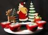 Wholesale christmas ornament wooden candle holder
