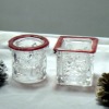 Wholesale Christmas glass candle holder