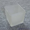 Wholesale christmas glass candle holder/gift glass candle cup/glass candle holder