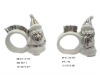 Electroplating santa porcelain napkin ring