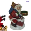 Wholesale Resin Christmas Santa Candle Holder